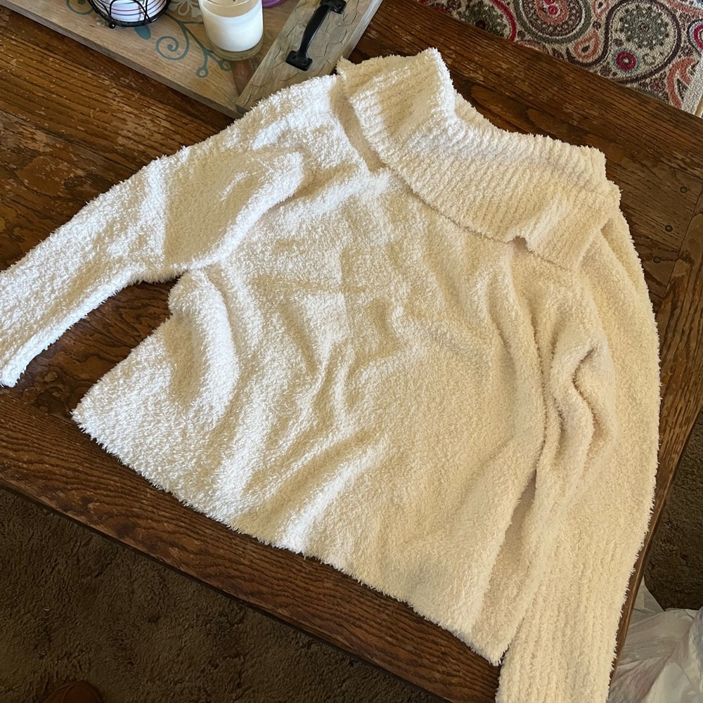 J.Jill Cozy Cream Sweater